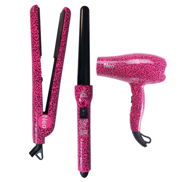 Pink Leopard Full Set w/Mini Dryer | Set