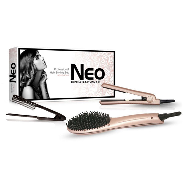 Rose Gold Heated Brush Set | Set